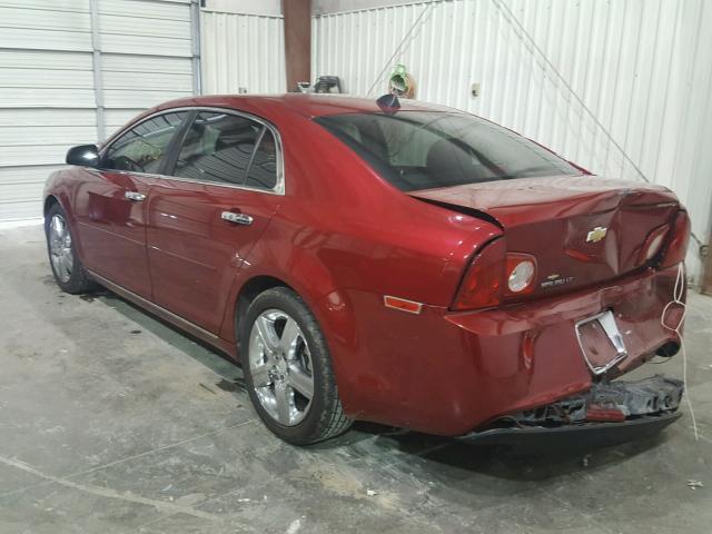 1G1ZC5E06CF274723 - 2012 CHEVROLET MALIBU 1LT RED photo 3
