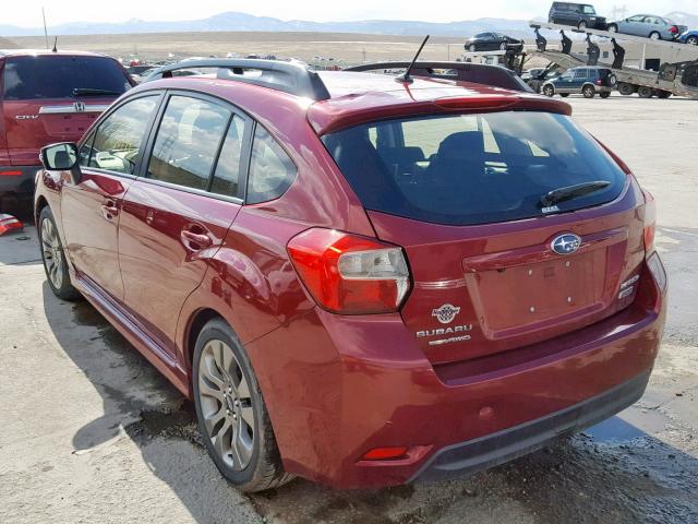 JF1GPAT61F9328795 - 2015 SUBARU IMPREZA SP RED photo 3