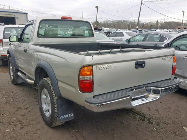 5TEPM62N94Z356046 - 2004 TOYOTA TACOMA SILVER photo 3