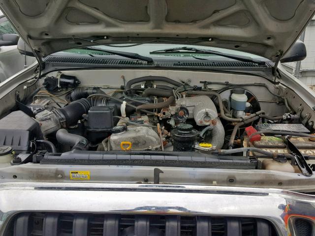 5TEPM62N94Z356046 - 2004 TOYOTA TACOMA SILVER photo 7