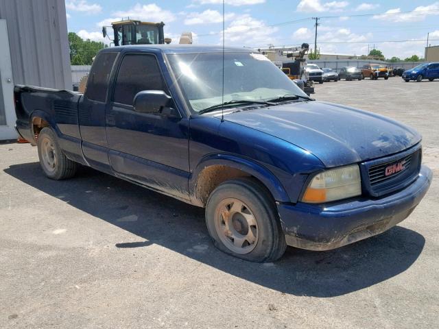 1GTCS19W4Y8283844 - 2000 GMC SONOMA BLUE photo 1