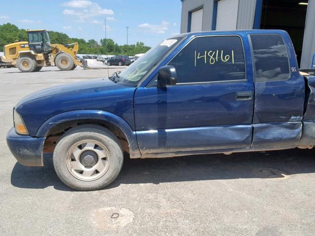 1GTCS19W4Y8283844 - 2000 GMC SONOMA BLUE photo 10