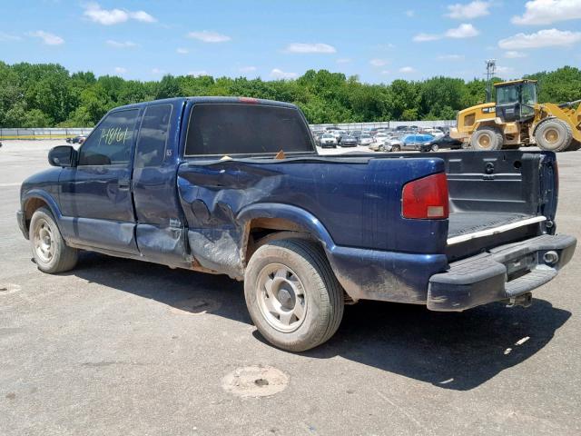 1GTCS19W4Y8283844 - 2000 GMC SONOMA BLUE photo 3