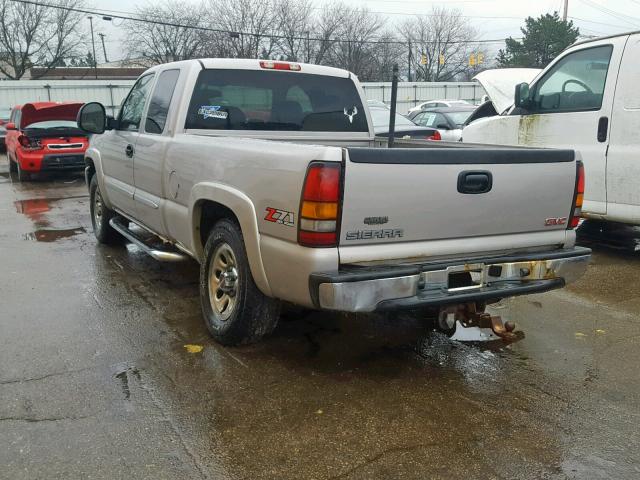 2GTEK19ZX71101066 - 2007 GMC NEW SIERRA SILVER photo 3