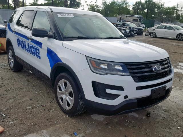 1FM5K8AR2GGA36801 - 2016 FORD EXPLORER P WHITE photo 1