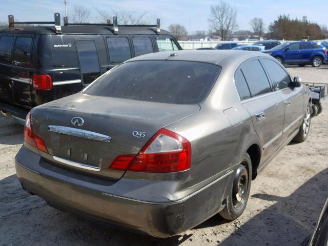 JNKBF01AX5M101205 - 2005 INFINITI Q45 TAN photo 4