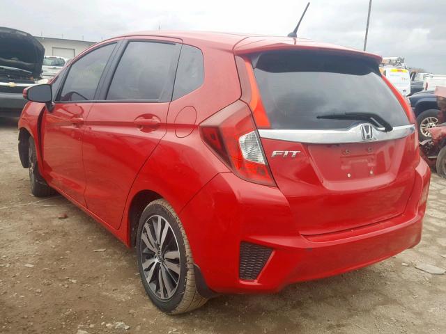 JHMGK5H78GX042780 - 2016 HONDA FIT EX RED photo 3