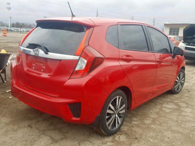 JHMGK5H78GX042780 - 2016 HONDA FIT EX RED photo 4