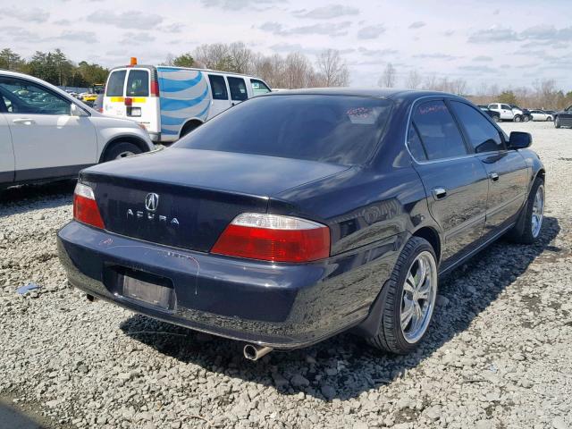 19UUA56652A000906 - 2002 ACURA 3.2TL BLACK photo 4