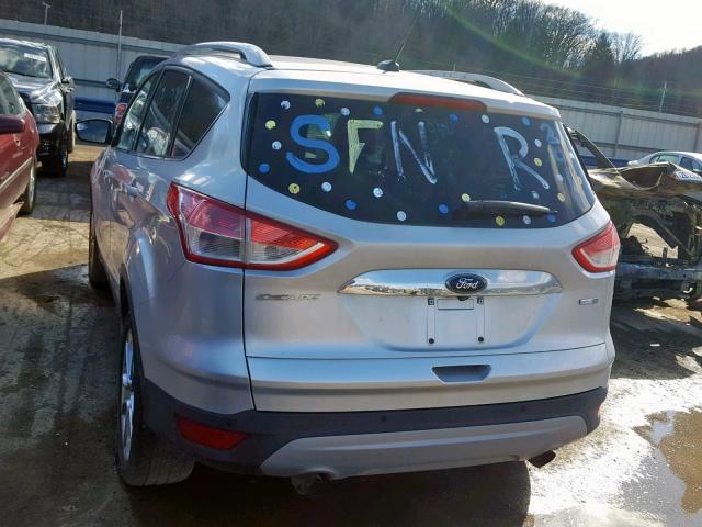 1FMCU9JX5EUC35524 - 2014 FORD ESCAPE TIT SILVER photo 3