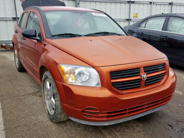 1B3HB28C38D782811 - 2008 DODGE CALIBER ORANGE photo 1