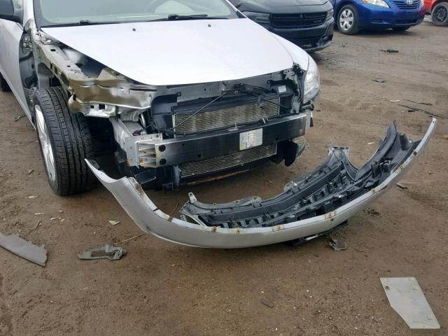1G1ZA5EB8AF179777 - 2010 CHEVROLET MALIBU LS SILVER photo 10