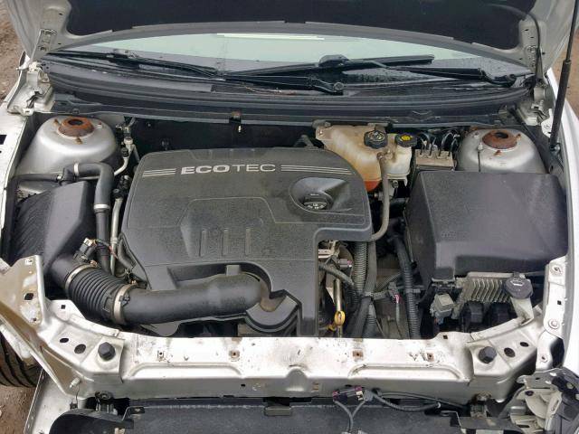 1G1ZA5EB8AF179777 - 2010 CHEVROLET MALIBU LS SILVER photo 7