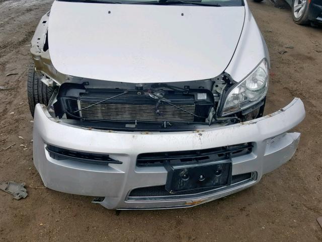 1G1ZA5EB8AF179777 - 2010 CHEVROLET MALIBU LS SILVER photo 9