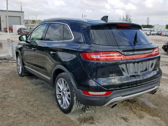 5LMCJ1A96FUJ15080 - 2015 LINCOLN MKC BLACK photo 3