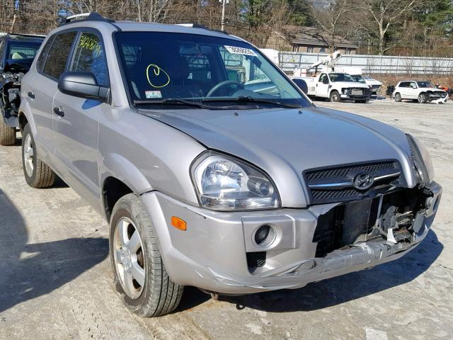 KM8JM12B85U168705 - 2005 HYUNDAI TUCSON GL SILVER photo 1