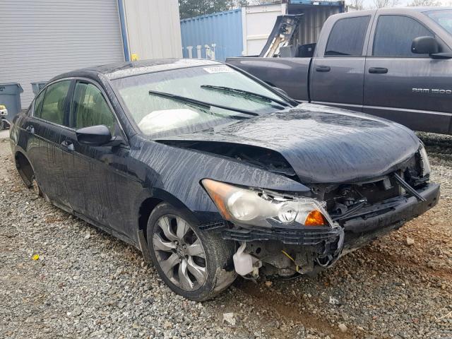 JHMCP26878C026105 - 2008 HONDA ACCORD EXL BLACK photo 1