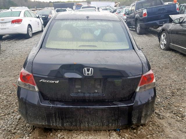 JHMCP26878C026105 - 2008 HONDA ACCORD EXL BLACK photo 9