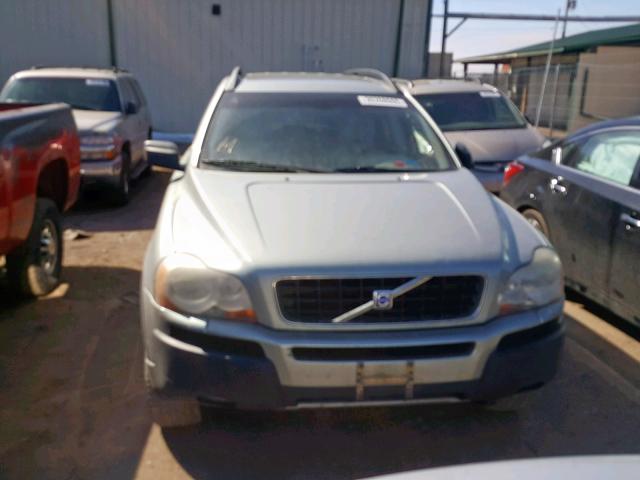 YV1CY59H141049679 - 2004 VOLVO XC90 SILVER photo 9