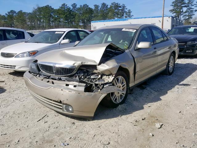 1LNHM87A74Y614986 - 2004 LINCOLN LS TAN photo 2