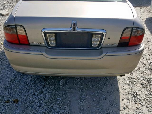 1LNHM87A74Y614986 - 2004 LINCOLN LS TAN photo 9