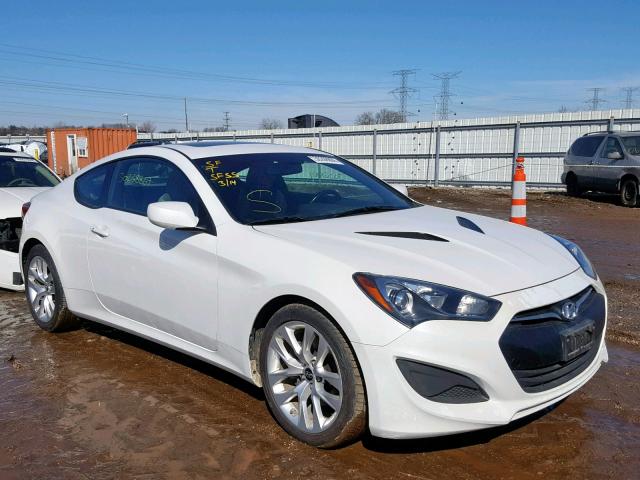 KMHHT6KD3DU095631 - 2013 HYUNDAI GENESIS CO WHITE photo 1