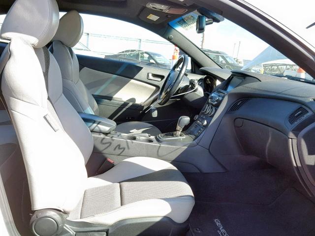 KMHHT6KD3DU095631 - 2013 HYUNDAI GENESIS CO WHITE photo 5