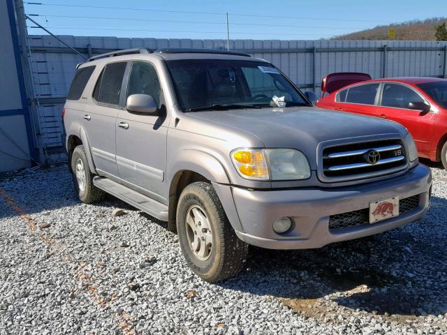 5TDBT48A71S027876 - 2001 TOYOTA SEQUOIA LI SILVER photo 1