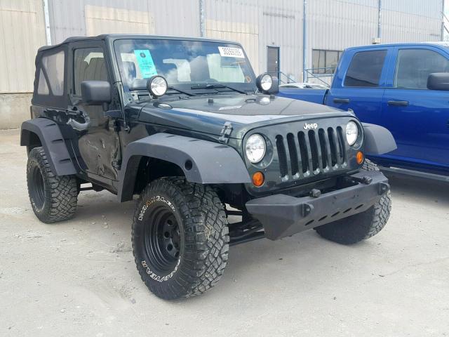 1J4AA2D15BL545185 - 2011 JEEP WRANGLER S GREEN photo 1