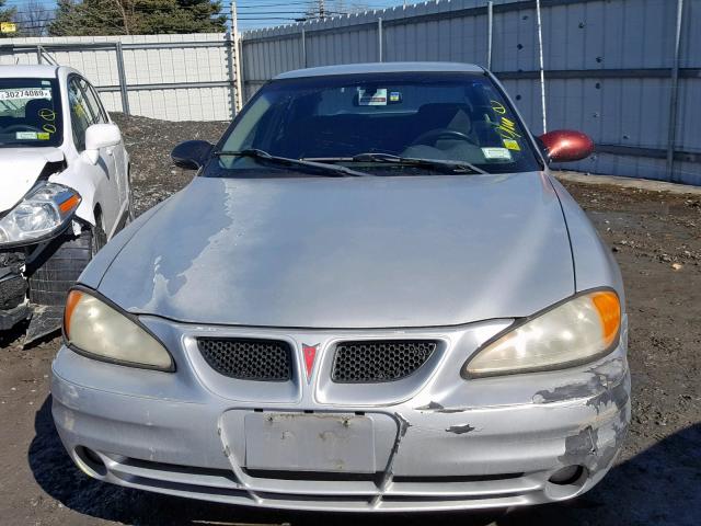 1G2NF52E73C104048 - 2003 PONTIAC GRAND AM S SILVER photo 9