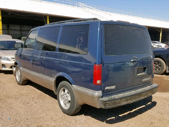 1GNDM19X13B134933 - 2003 CHEVROLET ASTRO BLUE photo 3