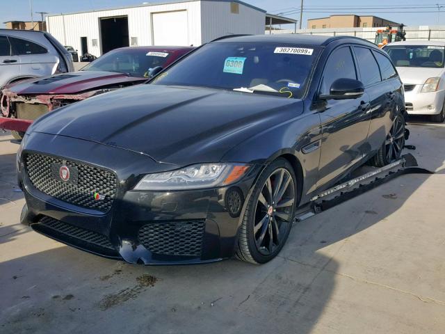 SAJBM2FV2JCY66795 - 2018 JAGUAR XF S BLACK photo 2