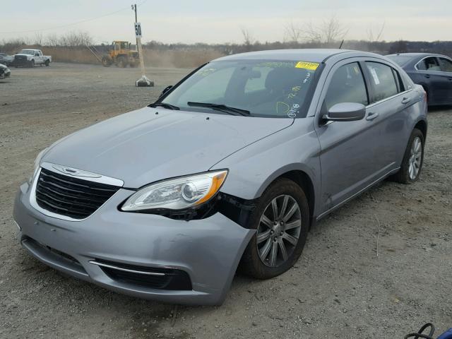 1C3CCBBG9EN114538 - 2014 CHRYSLER 200 TOURIN SILVER photo 2