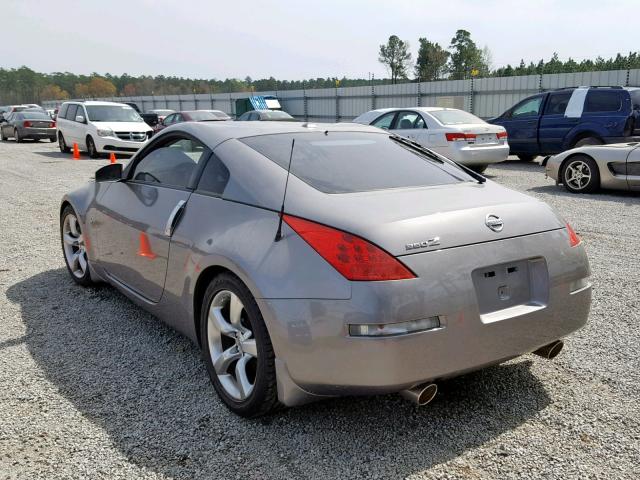 JN1BZ34D88M705326 - 2008 NISSAN 350Z COUPE CHARCOAL photo 3