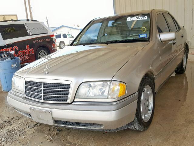 WDBHA28E6TF344962 - 1996 MERCEDES-BENZ C 280 BEIGE photo 2