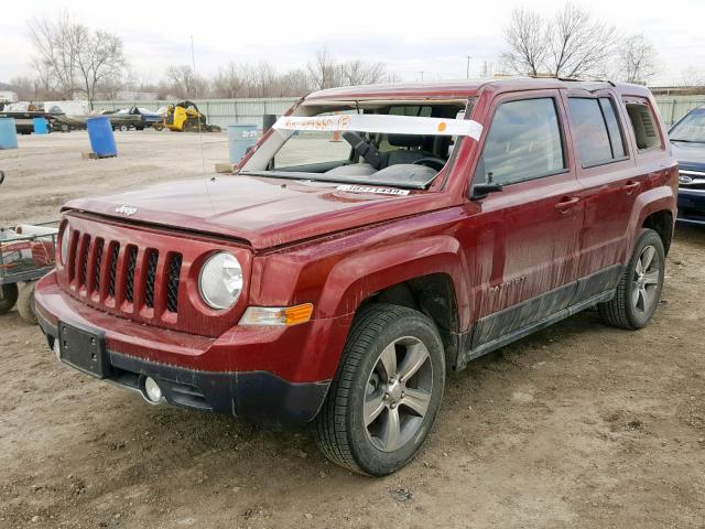 1C4NJRFB2GD789660 - 2016 JEEP PATRIOT LA MAROON photo 2