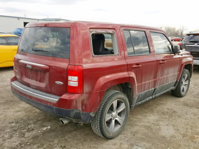 1C4NJRFB2GD789660 - 2016 JEEP PATRIOT LA MAROON photo 4