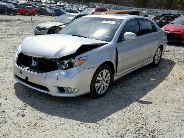 4T1BK3DB6BU393168 - 2011 TOYOTA AVALON BAS SILVER photo 2