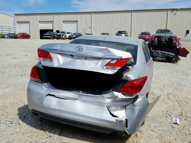 4T1BK3DB6BU393168 - 2011 TOYOTA AVALON BAS SILVER photo 4