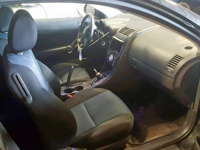 JTKDE177770152887 - 2007 TOYOTA SCION TC BLACK photo 5