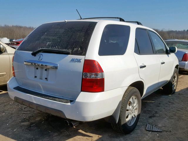 2HNYD18603H526547 - 2003 ACURA MDX TOURIN WHITE photo 4