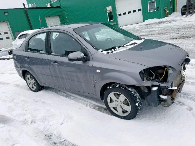 KL1TG55618B179854 - 2008 CHEVROLET AVEO LT GRAY photo 1