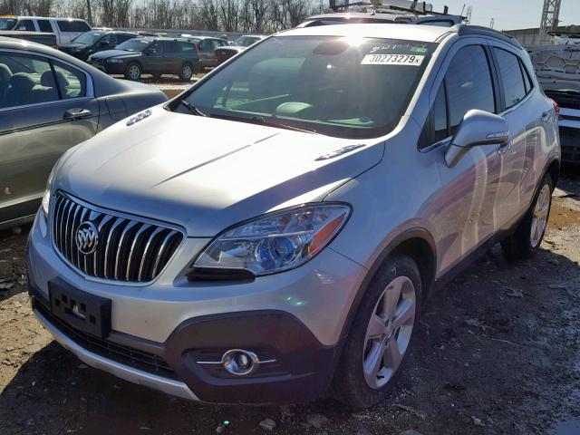 KL4CJCSBXFB244840 - 2015 BUICK ENCORE SILVER photo 2