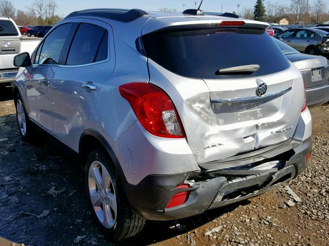 KL4CJCSBXFB244840 - 2015 BUICK ENCORE SILVER photo 3