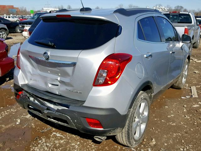 KL4CJCSBXFB244840 - 2015 BUICK ENCORE SILVER photo 4