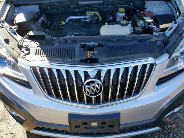 KL4CJCSBXFB244840 - 2015 BUICK ENCORE SILVER photo 7