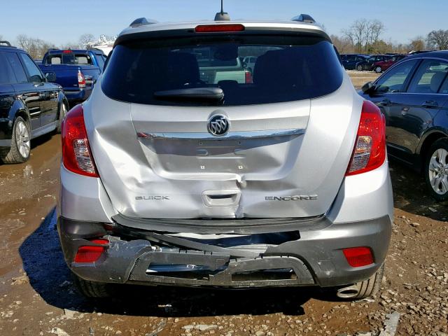 KL4CJCSBXFB244840 - 2015 BUICK ENCORE SILVER photo 9