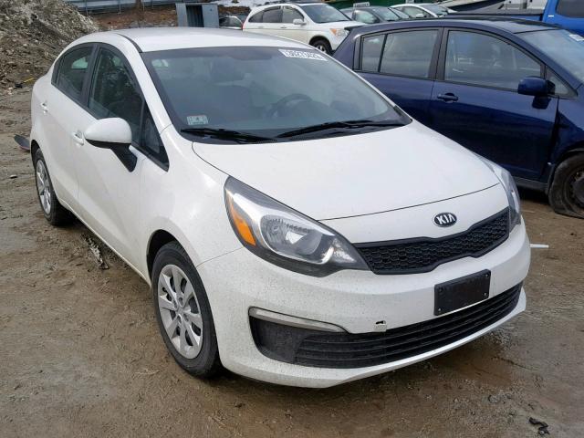 KNADM4A30H6006571 - 2017 KIA RIO LX WHITE photo 1