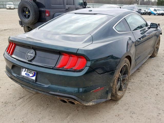 1FA6P8K07K5501612 - 2019 FORD MUSTANG BU GREEN photo 4