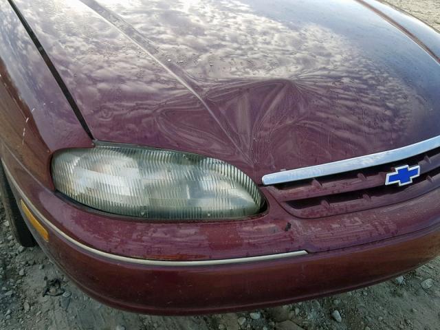 2G1WL52J611238602 - 2001 CHEVROLET LUMINA MAROON photo 9